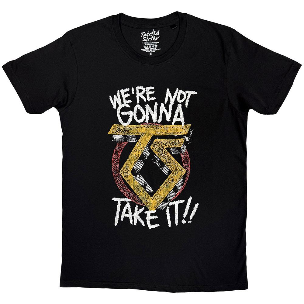 Twisted Sister - Not Gonna Take It Heren Tshirt - Zwart
